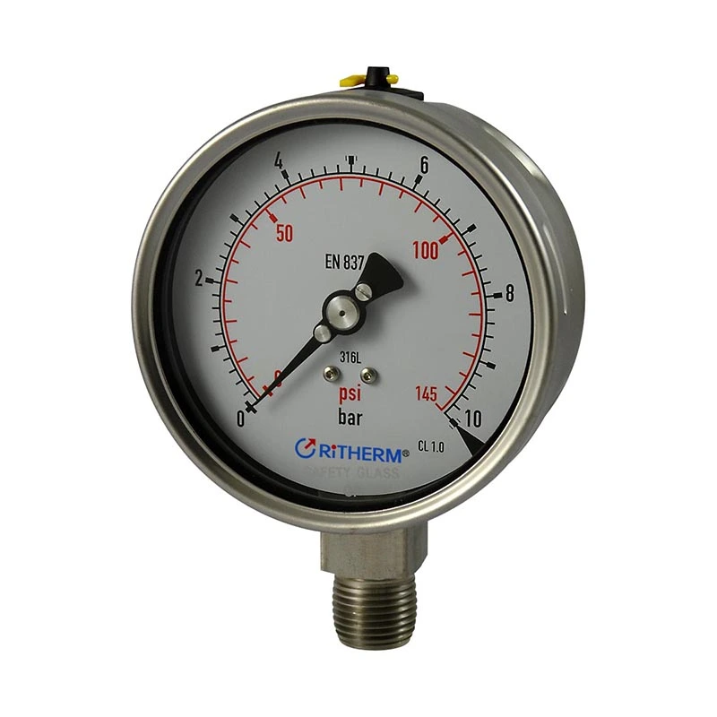 Lazer qaynaqlı bütün paslanmayan polad təzyiqölçən